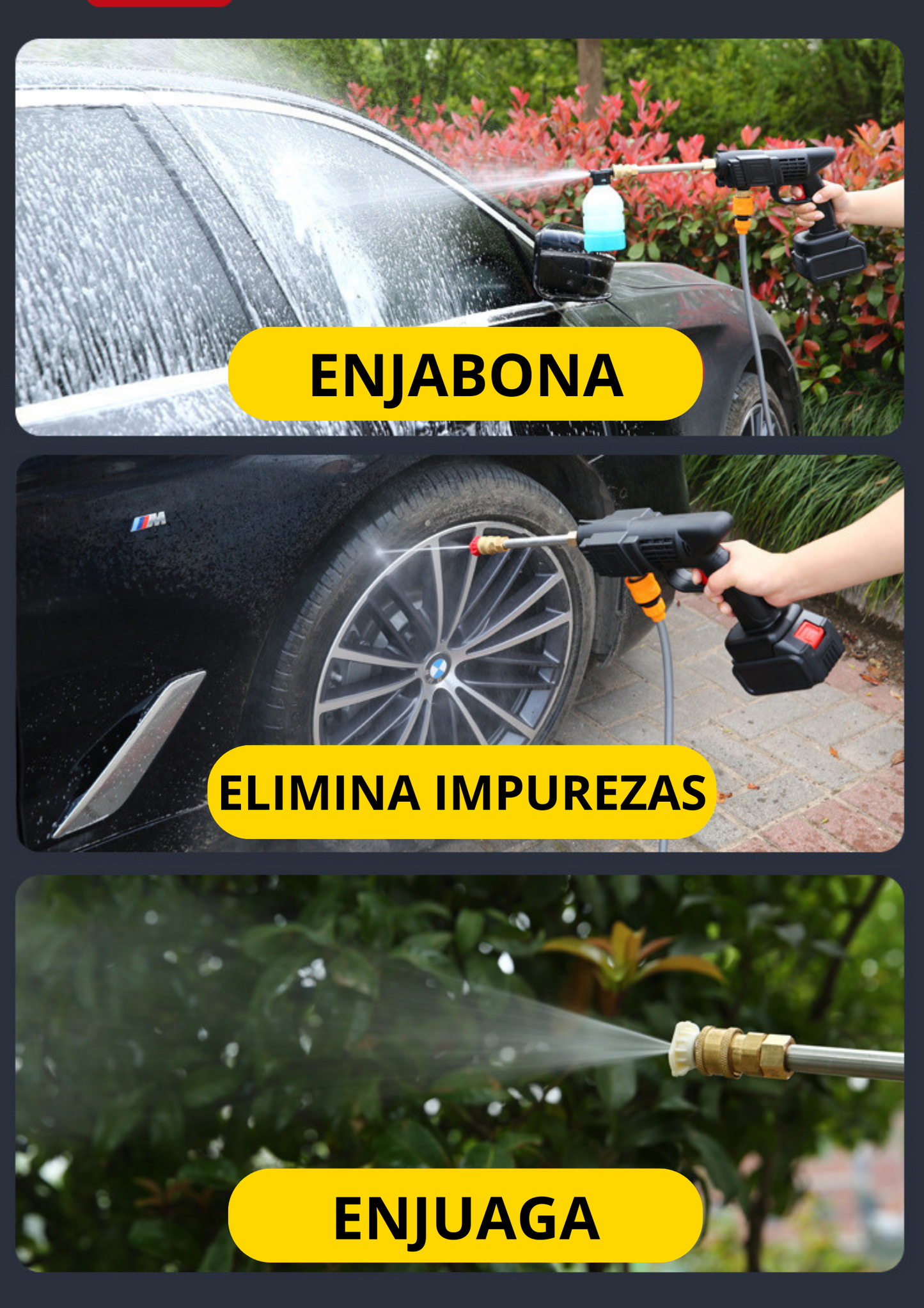 PowerWash™ Hidrolavadora Inalámbrica 2 baterías